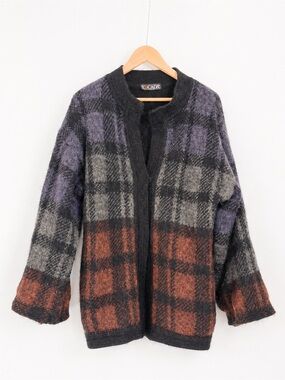 Vintage Escada Mohair Chunky Knit Coatigan (M-L)